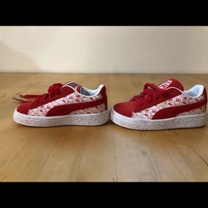 Puma x Hello Kitty suede shoes